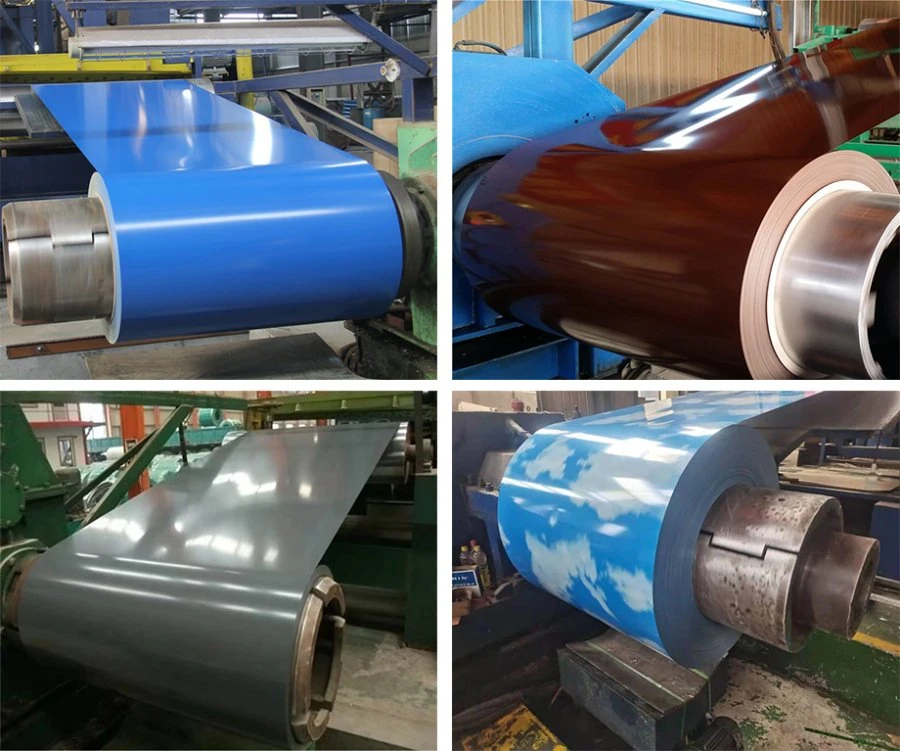 Green Factory Manufacture Dx51d PPGI PPGL Prepainted Galvanized Steel Coil Price Steel Coil