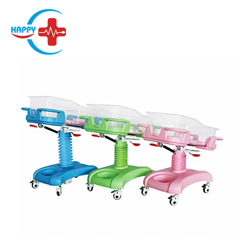 Hc-M024 Environmental ABS Hospital Cart New-Born Infant Baby Cot Bed