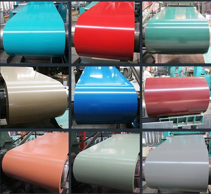 Coating 25-10um PPGI Professional Manufacturer Prepainted Galvanized Steel Coil