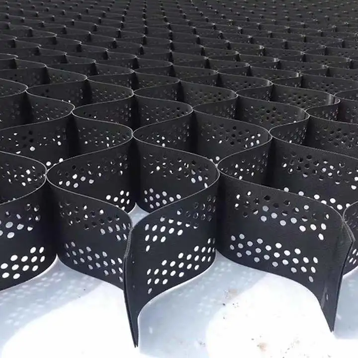 HDPE/Gravel Grid/Material/System/Driveway/Textured Geocell for High Quality Road Reinforcement Grass Net Paving