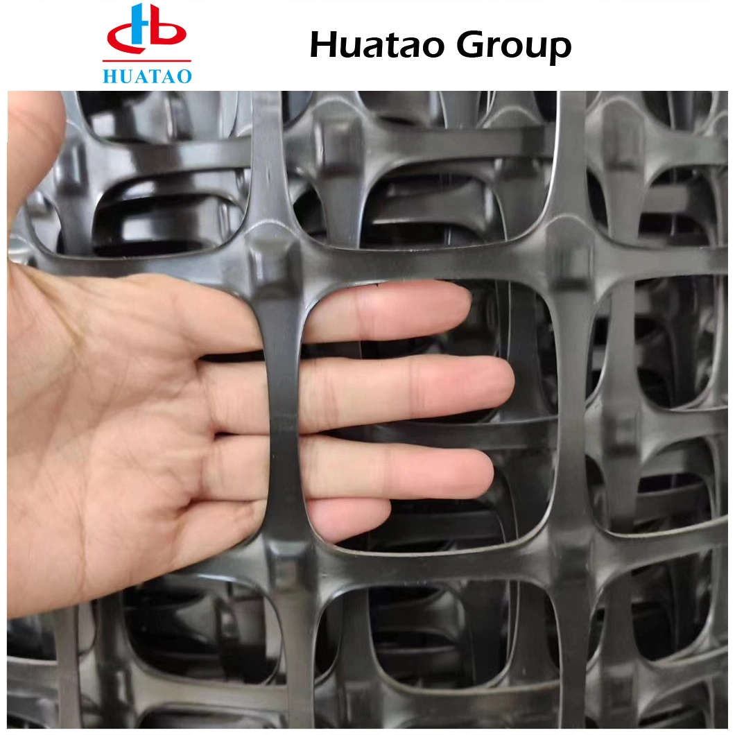 Plastic Grid HDPE Uniaxial Geogrids PP Biaxial Geogrid Polyester Fiberglass Geogrid for Retaining Wall