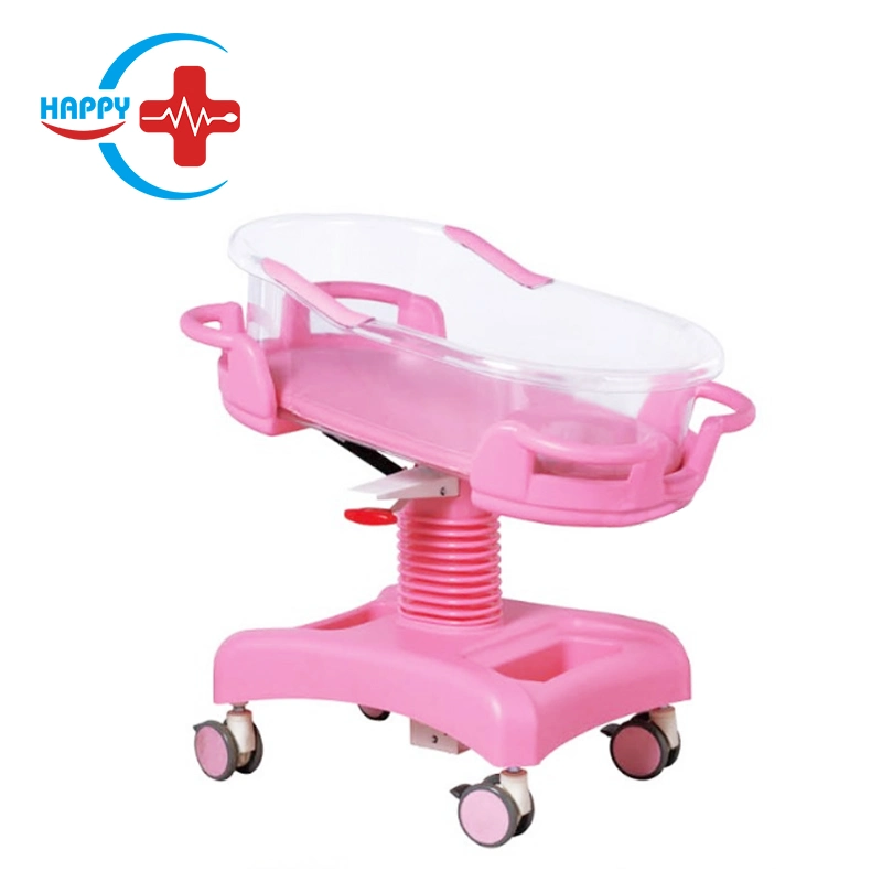 Hc-M024 Environmental ABS Hospital Cart New-Born Infant Baby Cot Bed