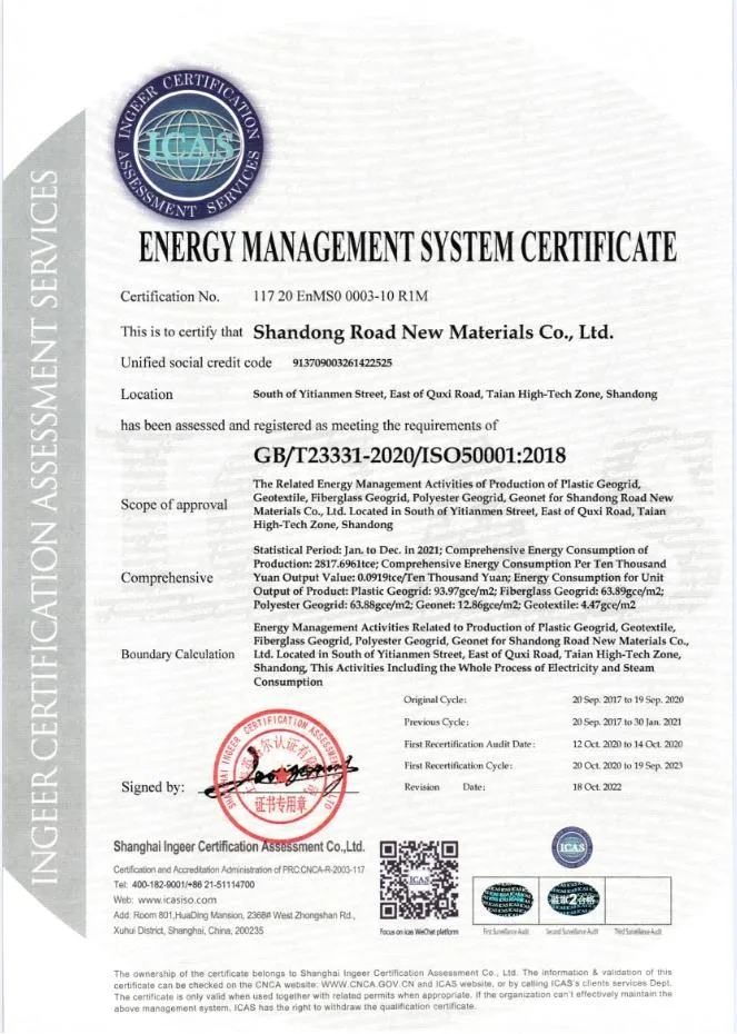 Earthwork Products Fiberglass Geogrid Prices for Reinforcement