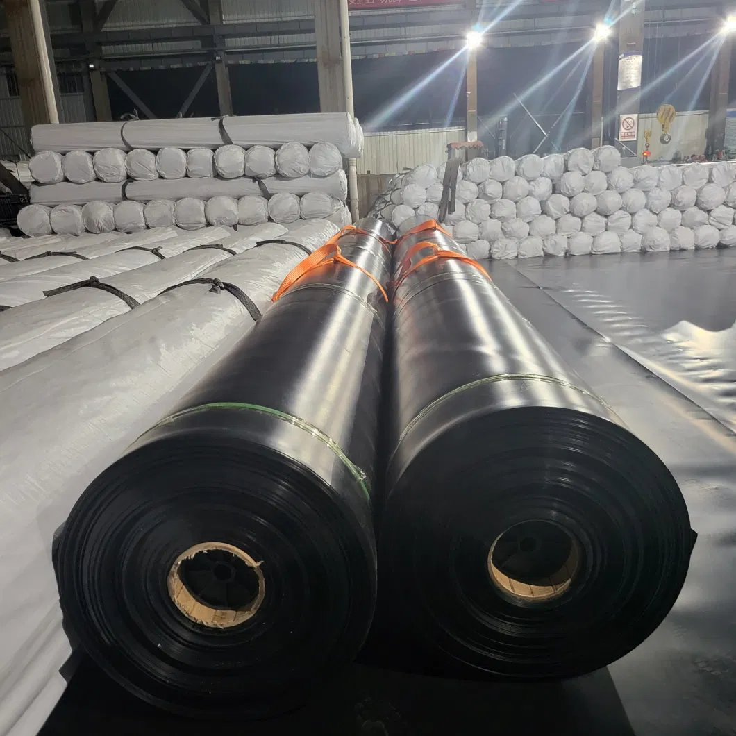 Manufacture 0.2mm-2.5mm Puncture Resistance Pond Geomembrane Liners 60 Mil HDPE Dam Liner