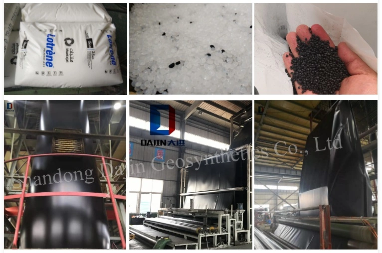 Factory Directly Dam Pond Liner Price HDPE Geomembrane