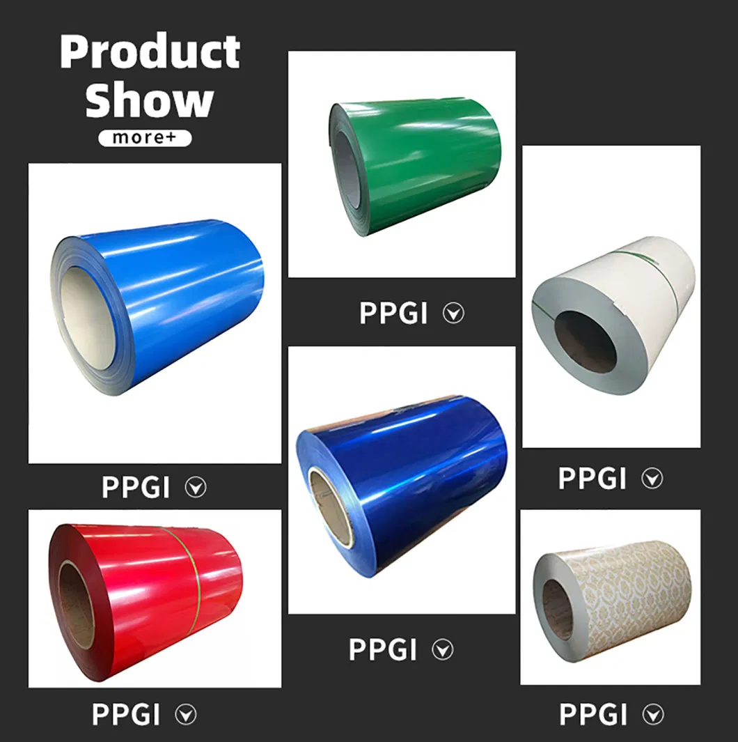 Factory Manufacture PPGI Color Coated and Prepainted Steel Products in Coil for Metal Roofing Sheet