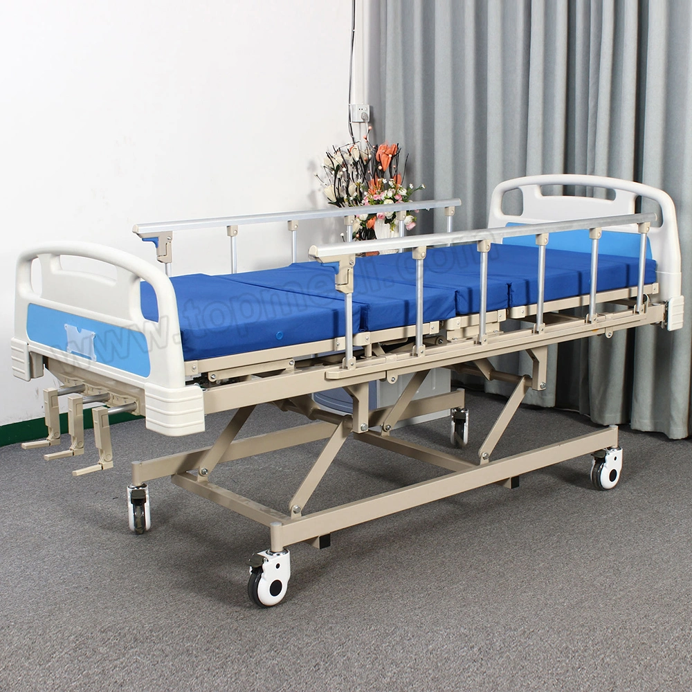 Manufacturers Wholesale Hand-Operated Hospital Patient Medical Bed for Sale