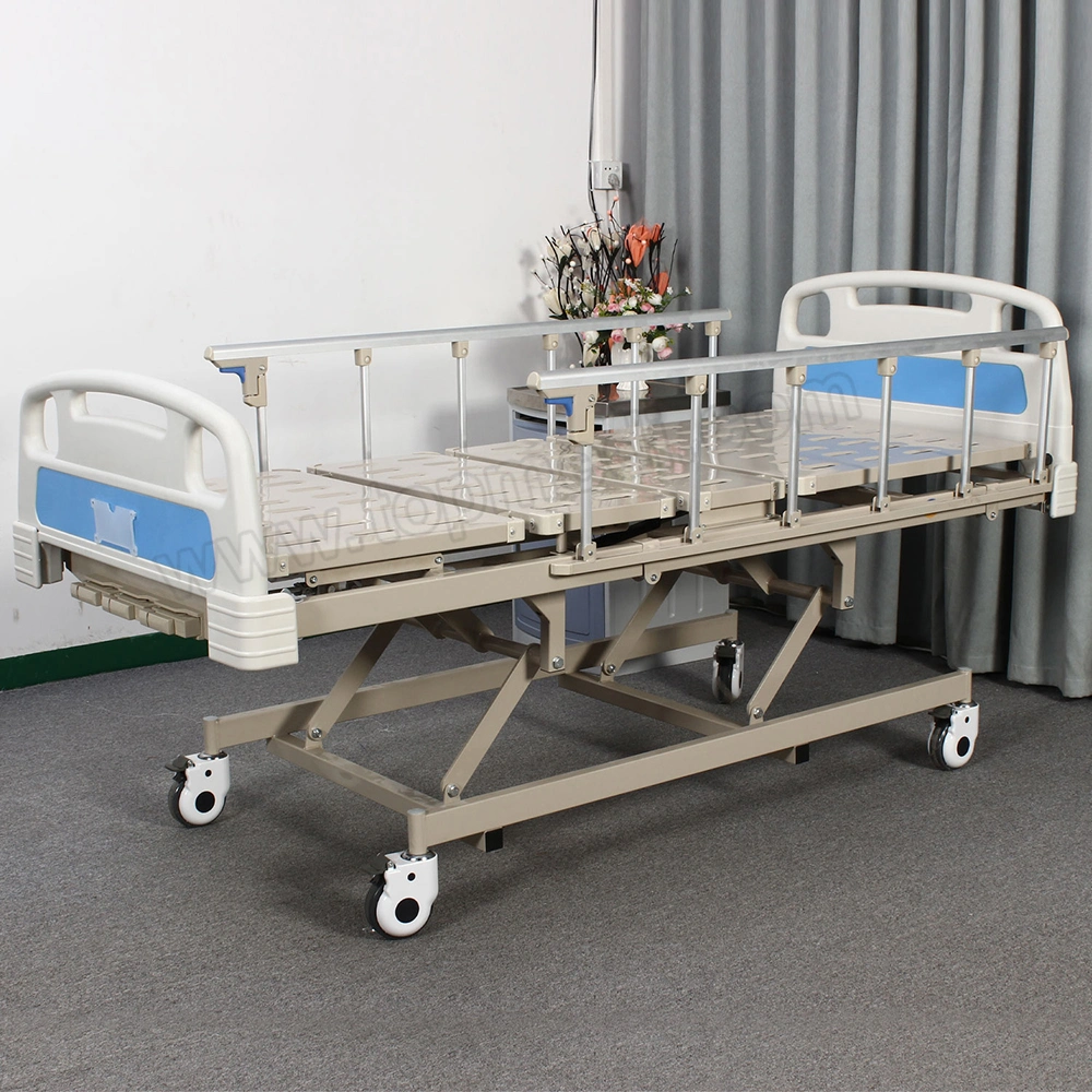 Manufacturers Wholesale Hand-Operated Hospital Patient Medical Bed for Sale