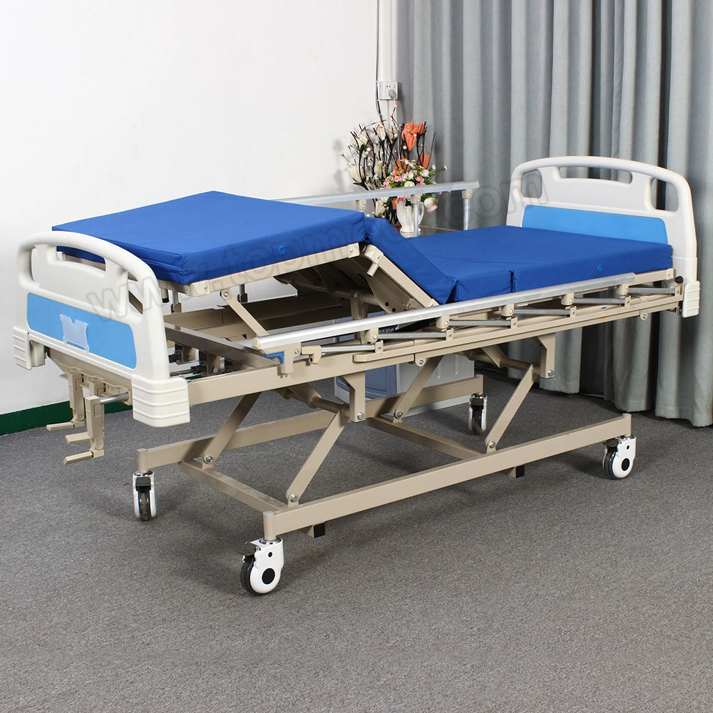 Manufacturers Wholesale Hand-Operated Hospital Patient Medical Bed for Sale