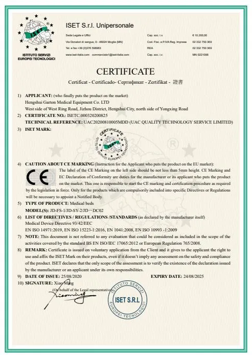 One Function Manual Patient Care Medical Hospital Bed for Clinic and Hospital