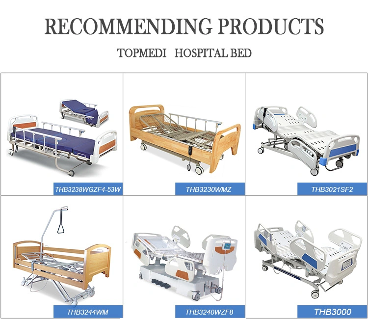 Manufacturers Wholesale Hand-Operated Hospital Patient Medical Bed for Sale