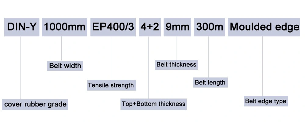 Industry Conveyor Weight Ep Rubber Coated Belts Conveyor Belt High Quality