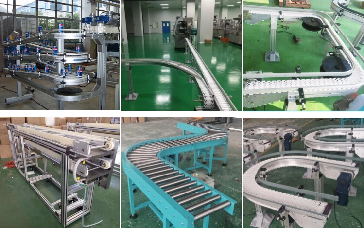 Cost Saving Modular Plastic Slat Top Flexible Chain Conveyor Belt