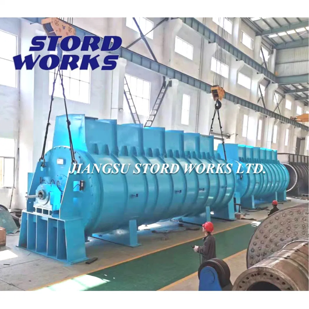 High Efficiency Automatic Poultry Chicken Duck Goose Slaughtering House Waste Recycling Rendering Disc Dryer Drying Machine