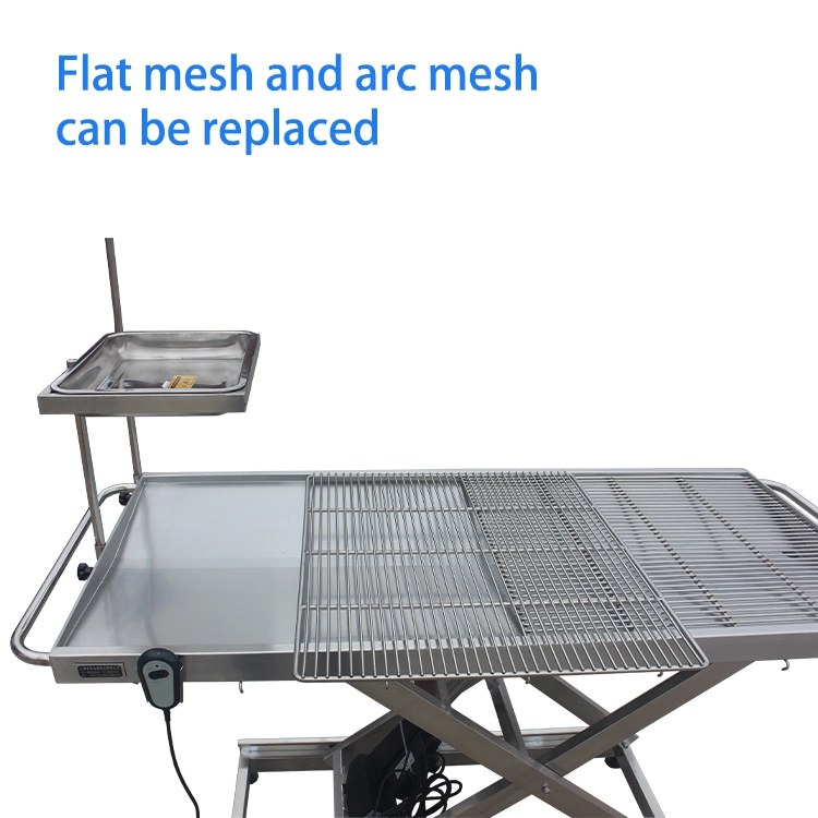 Veterinary Surgical Stainless Steel Electric Lift Automatic Constant Temperature Pet Operating Table