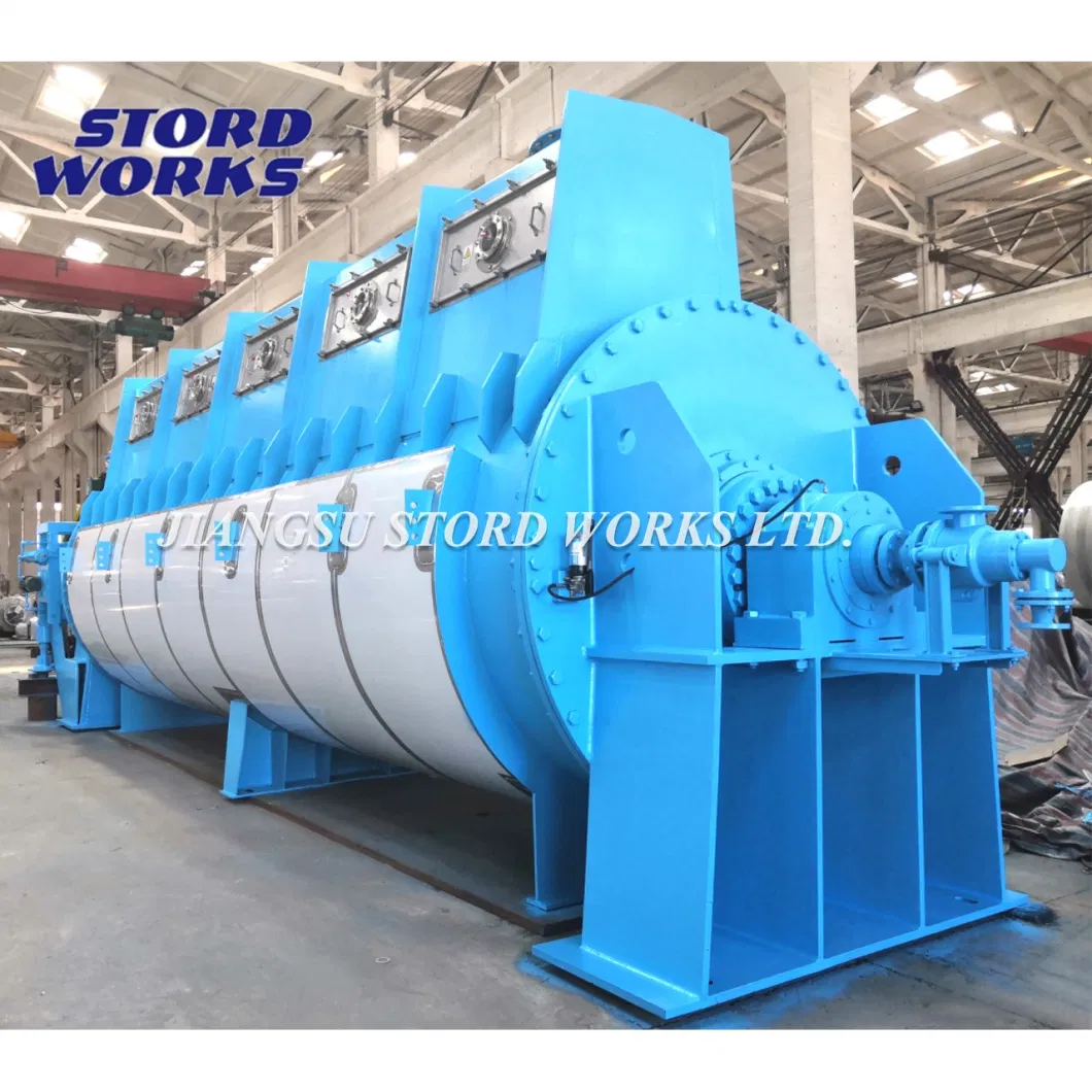 High Efficiency Automatic Poultry Chicken Duck Goose Slaughtering House Waste Recycling Rendering Disc Dryer Drying Machine