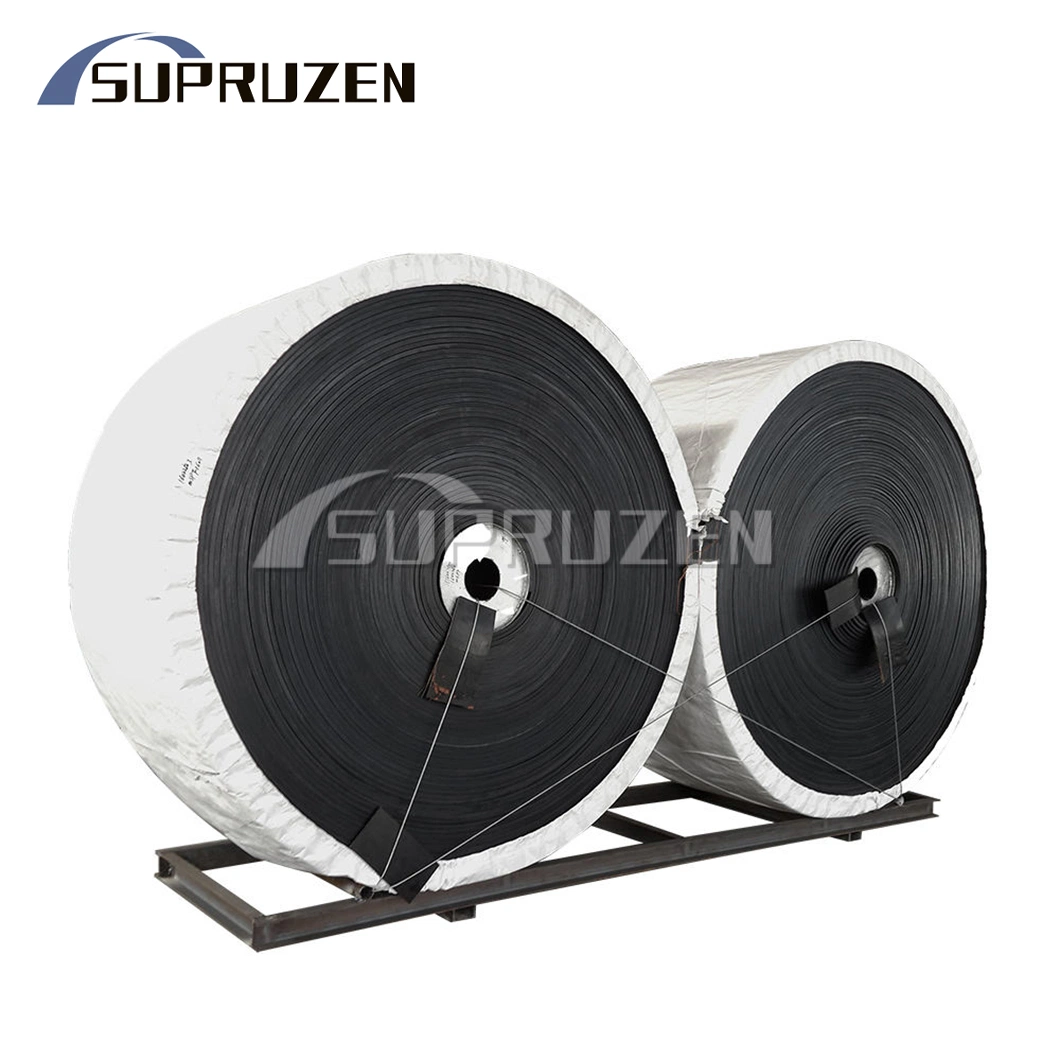 Sunmu Industry 35 - 360mm Cleat Height Hot Selling Rubber Conveyor Belt China Suppliers Gravel Rubber Conveyor Belt Used for Heavy Duty Rubber Belt Conveyors