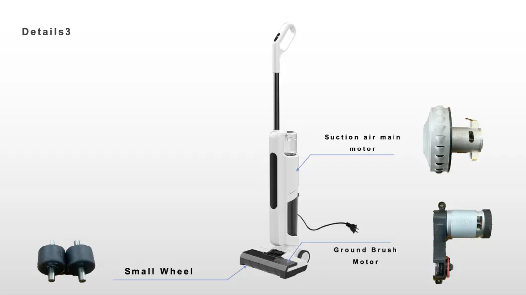 Wet Dry Vacuum Cleaner Mop Powerful One-Step Cleaning LED Display Instant