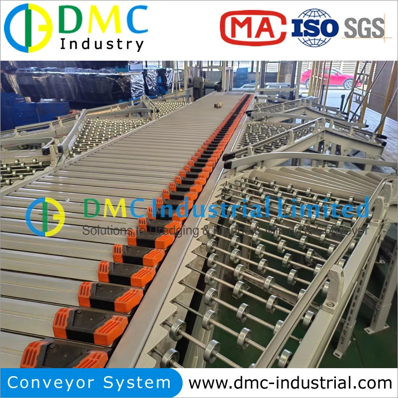 Carbon Steel Stainless PU PVC HDPE Heavy Duty Chain Driven Gravity Free Powered Roller Conveyor with Adjustable Speed Load Capacity