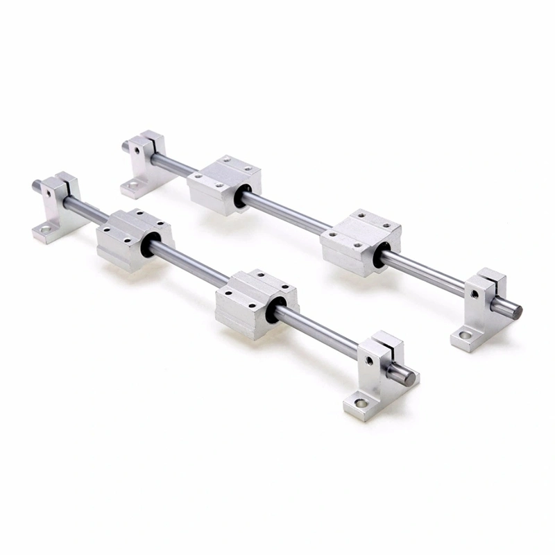 CNC Custom Round Linear Guide Rail Cylindrical Guide Rail Aluminum Bracket