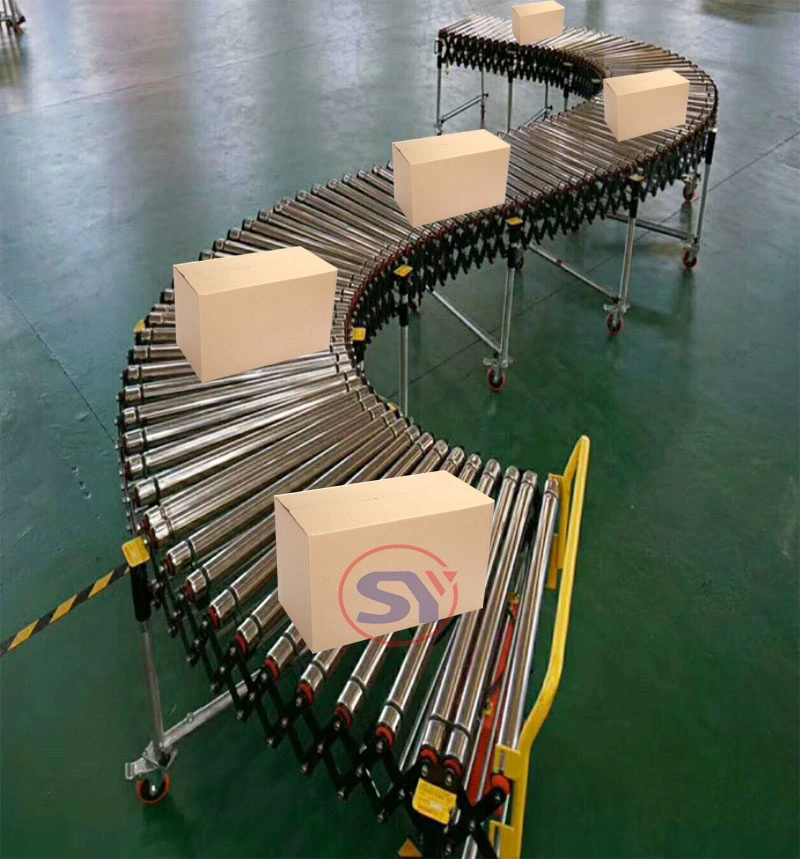 800mm Width Automatic Transfer Roller Conveyor Line for Electrical Assembly