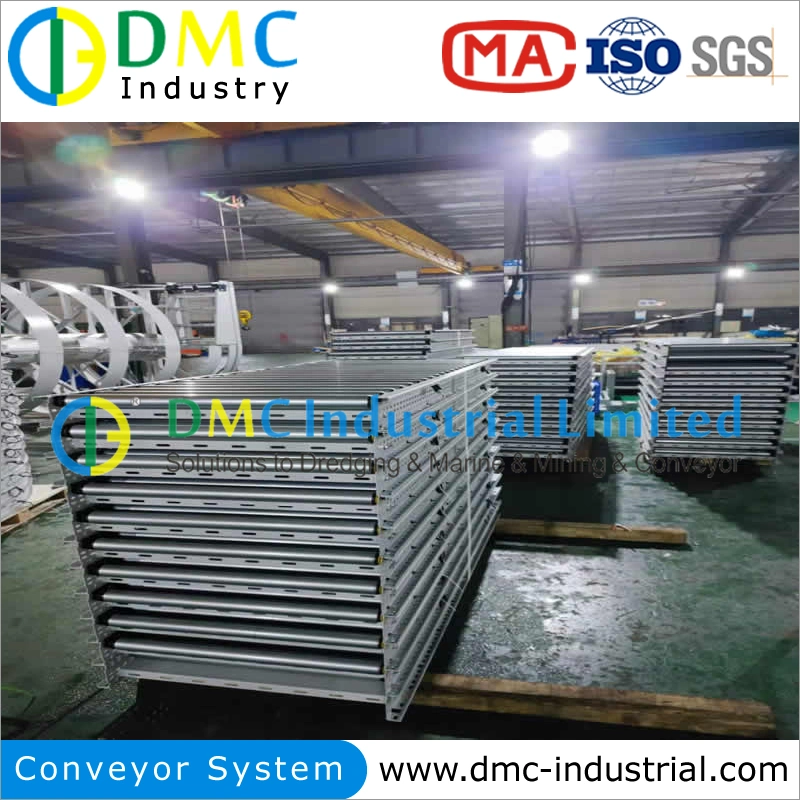 Carbon Steel Stainless PU PVC HDPE Heavy Duty Chain Driven Gravity Free Powered Roller Conveyor with Adjustable Speed Load Capacity