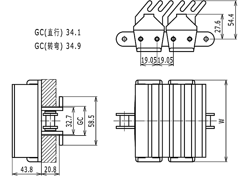 Haasbelts Conveyor Snap-on Plastic Gripper Chains (1873TAB GJ)