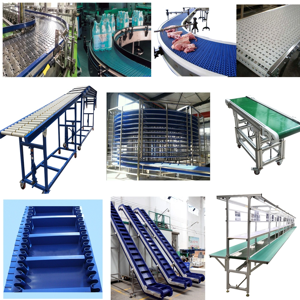 High Capacity Metal Conveyor Chain Plate Slat Steel Hinged Belt