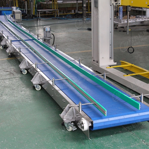 Pallet Chain Food Slat Conveyor Scraper Chain Conveyormodular Plastic Conveyor Belt