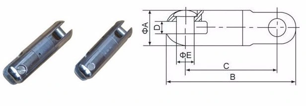 Conductor Pulling Wire Rope Connecting Rotary Cable Connector Swivel Joint