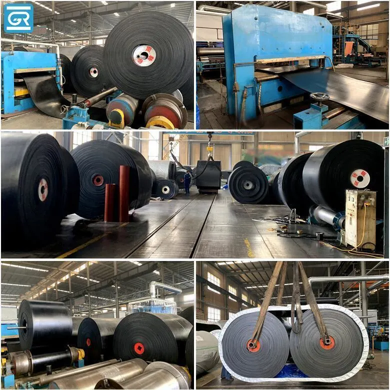 St630-St7500 Heavy Duty High Temperature/Oil Resistant Ep Nn Polyester Fabric Chevron Steel Cord Rubber Conveyor Belt for Selling