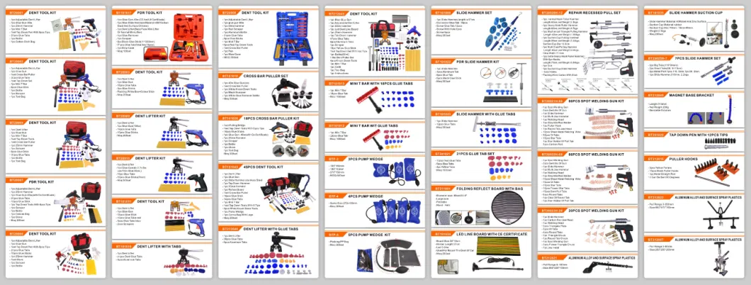 Dent Puller Kit Normal Hook Puller Hammer