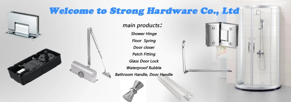 Straight Double Side SUS304 Casting Bathroom Glaas Shower Hinges