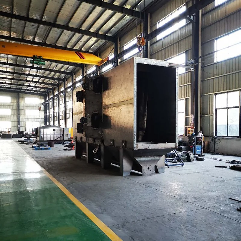 Steel H Beam Roller Conveyor Rust Removing Shot Blasting Machine/Jiangsu Shot Blasting Machine