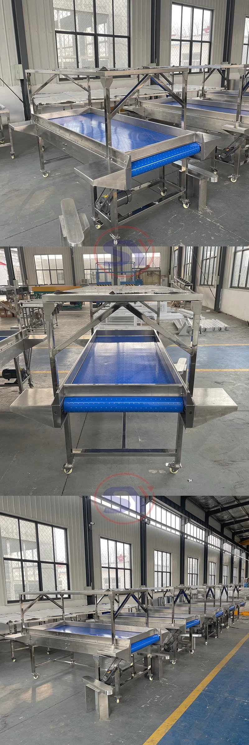 Automotive Sushi Conveyor Belt System PVC Food Conveyor Manufacturer