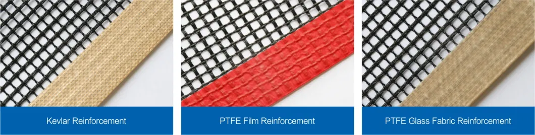 High Temperature PTFE Coated Fiberglass Mesh Conveyor Belts