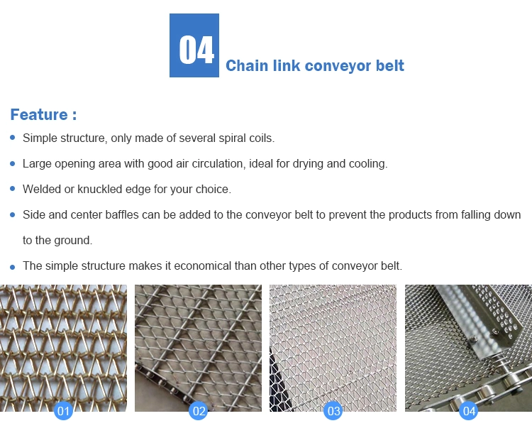 Cheap Metal Wire Stainless Steel Mesh Conveyor Belt