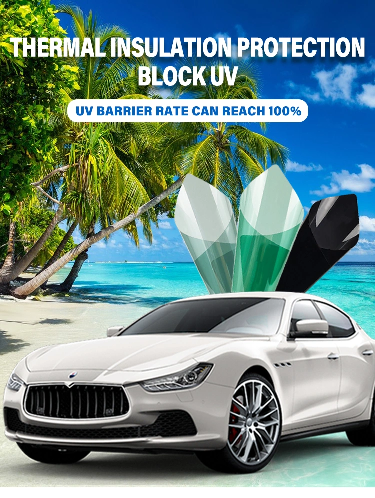 Car Film 100 Uvr for Car High Heat Insulation Car Side Window Peep Prevent UV Protection Window Film