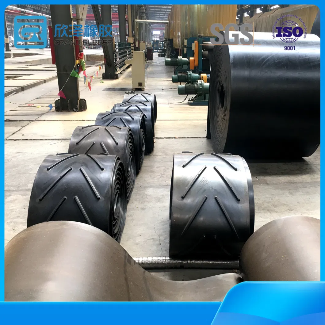 Heat Resistant Endless Transmission Ep200 Fabric Industrial Heavy Transport Rubber Belting Minning Conveyor Belt for Stone Crusher