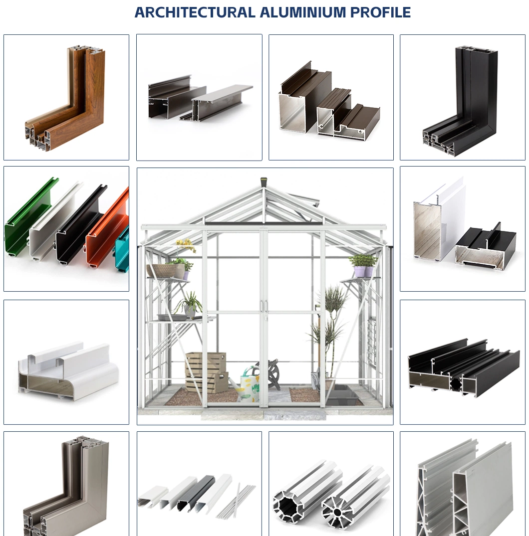 Aluminum Aluminium Profile for Metal Sliding Window Door and Casement Awing Glass Window