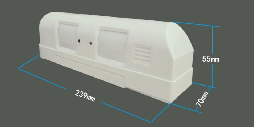 Outdoor Curtain Motion Detector for Boundary Protection, 2 Sides Protection