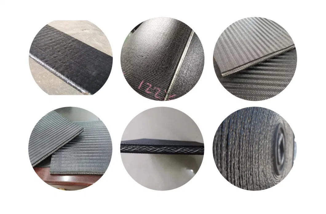 Quality Assurance Wear-Resistant Rubber Conveyor Belting Supplier in China Patterned Belt Chevron Conveyor Belt