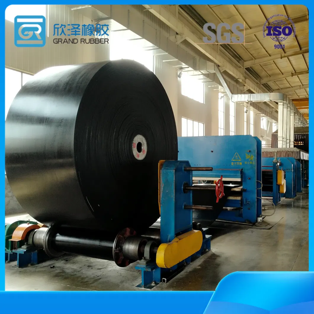 Heat Resistant Endless Transmission Ep200 Fabric Industrial Heavy Transport Rubber Belting Minning Conveyor Belt for Stone Crusher