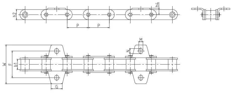 Industrial Agricultural Automobile Engine Motorcycle Sprocket Conveyor Driving Transmission Timing Roller Chain