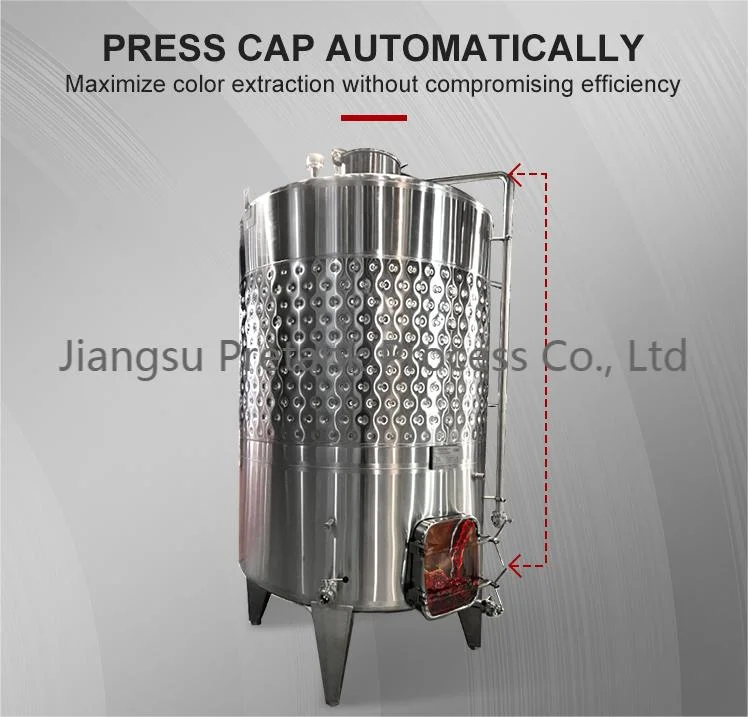 7kl Stainless Steel 304 Pump-Over Wine Fermentation Tank Fermenter