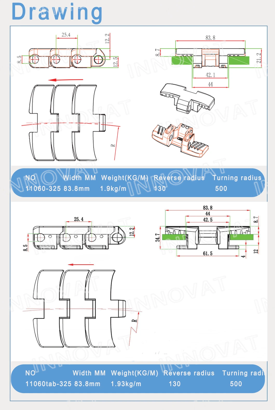 Plastic Conveyor Belt Hot Style Food Grade Plastic Mesh Conveyor Belt Plastic Conveyor Flush Grid Modular Belts Radius Belts