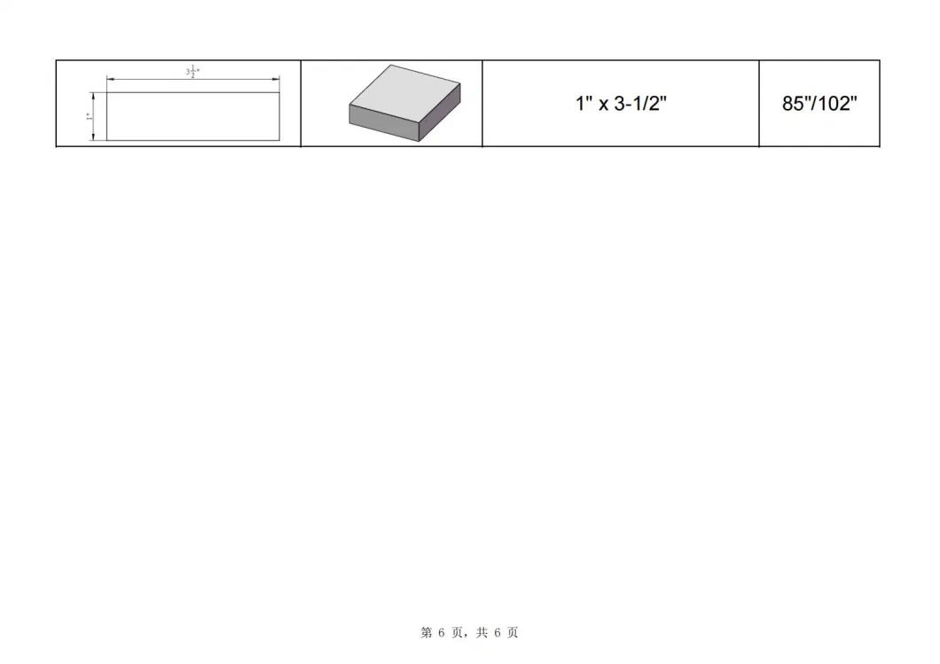 High Density Door Frame WPC Door Components for Home or Hotel