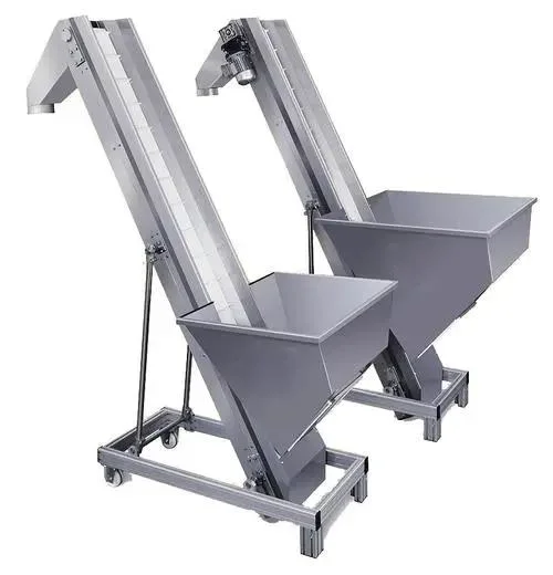 Stainless Steel Frame Inclined Belt Lifting Conveyor Elevator Feeder