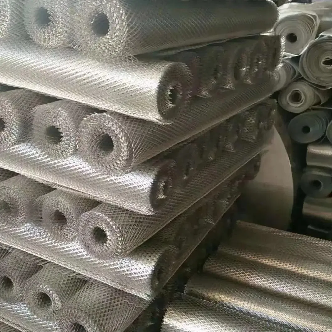 Factory 4*8FT Aluminum Stainless Steel Raised Diamond Flat Expanded Metal Mesh