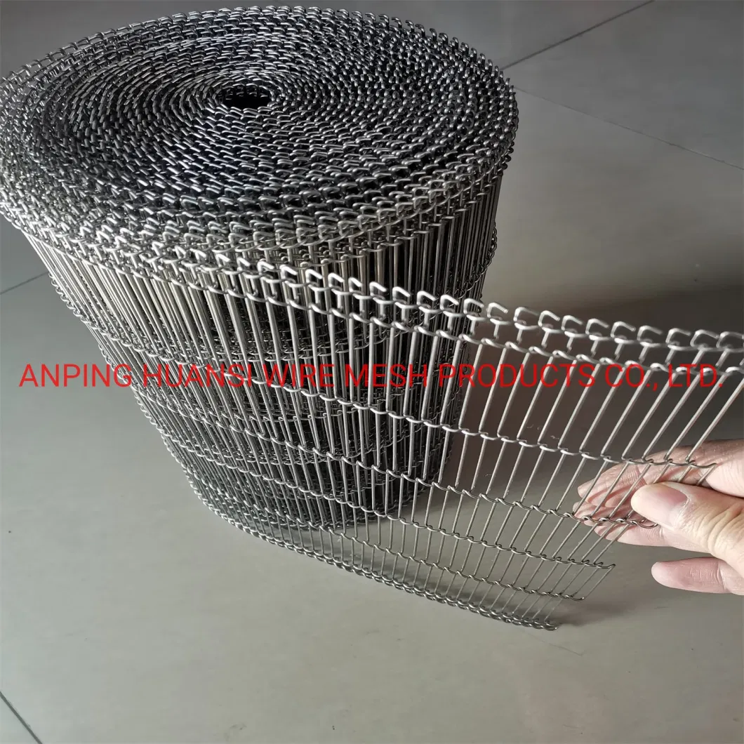 Stainless Steel Wire Mesh Belt/ Flat Flex Conveyor Belt for Food Processing